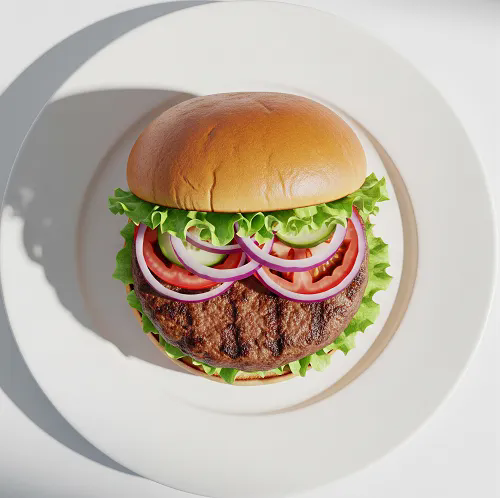 1/2 Pounder Beef Burger 
