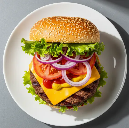 1/2 Pounder Cheese Burger 