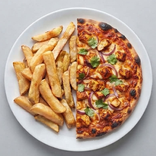 Half Chicken Pizza 