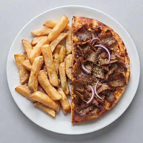 Half Doner Pizza 
